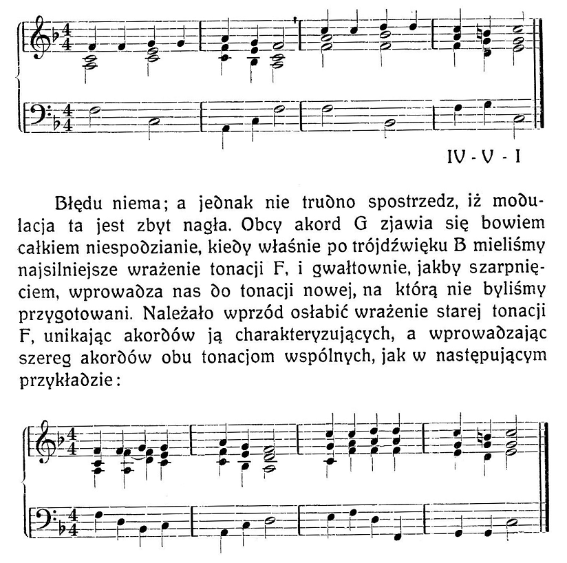 A. Chlondowski, Nauka harmonji, Przemyśl 1929, s. 57